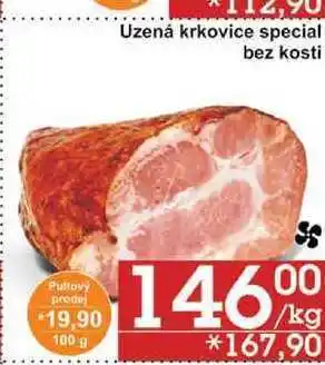 Jip Uzená krkovice special bez kosti, 1 kg nabídka