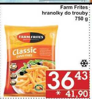 Farm frites hranolky do trouby, 750 g