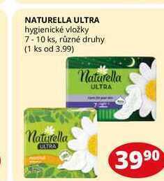 Flop Naturella ultra hygienické vložky 7-10 ks nabídka