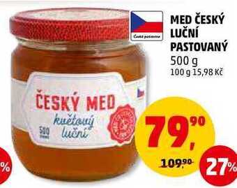 Penny Market Med český luční pastovaný, 500 g nabídka
