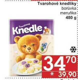 Jip Tvarohové knedliky borůvka, 480 g nabídka