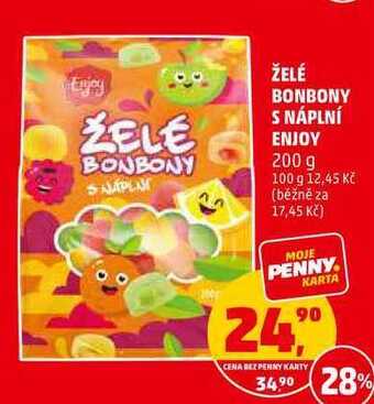 Penny Market Želé bonbony s náplní enjoy, 200 g nabídka
