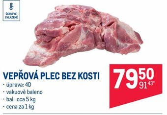 Makro vepřová plec bez kosti 1kg nabídka