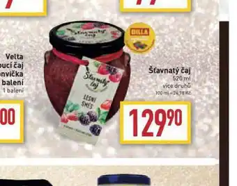 Billa Šťavnatý čaj nabídka