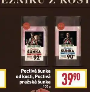 Billa Poctivá pražská šunka nabídka