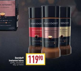Billa Davidoff instantní káva nabídka