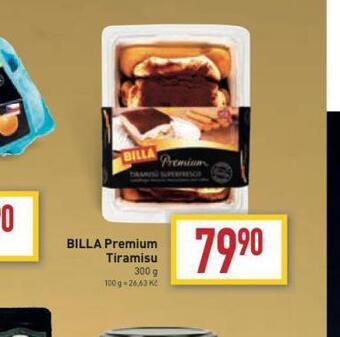 Billa Billa premium tiramisu nabídka