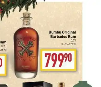 Billa Bumbu original barbados rum nabídka