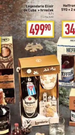 Billa Legendario elixir de cuba + hrneček nabídka