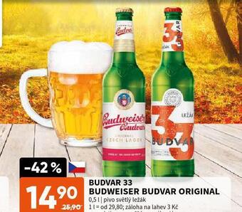 Terno Pivo budweiser budvar original nabídka