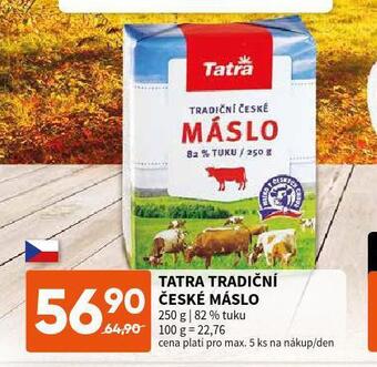 Terno Tatra tradiční české máslo nabídka