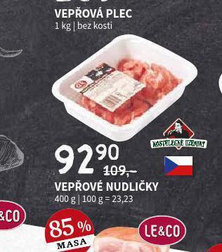 Terno Vepřové nudličky nabídka