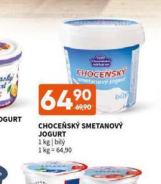 Terno Choceňský smetanový jogurt nabídka