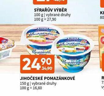 Terno Jihočeské pomazánkové nabídka