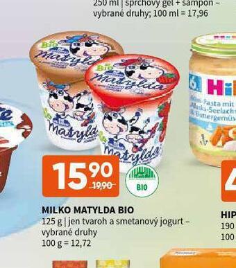 Terno Milko matylda bio nabídka