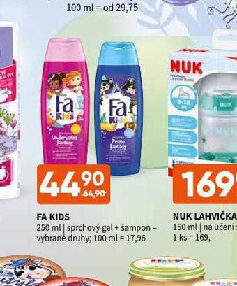 Terno Fa kids sprchový gel nabídka