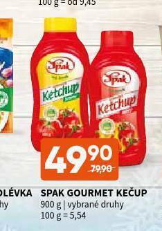 Terno Spak gourmet kečup nabídka