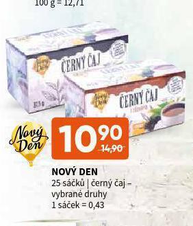 Terno Nový den čaj nabídka