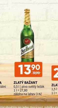 Terno Pivo zlatý bažant nabídka