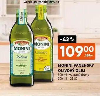 Terno Monini panenský olivový olej nabídka