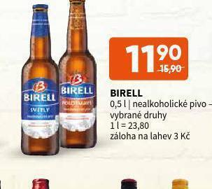 Terno Pivo birell nealko nabídka