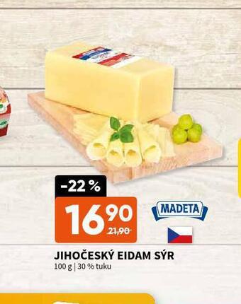 Terno Jihočeský eidam sýr nabídka