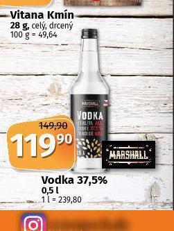 Coop Vodka 37,5% nabídka