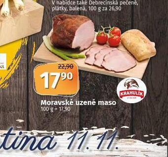 Coop Moravské uzené maso nabídka