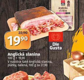 Coop Anglická slanina nabídka