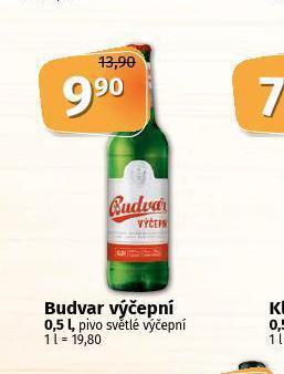 Coop Pivo budvar výčepní nabídka