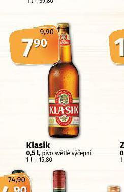 Coop Pivo klasik nabídka