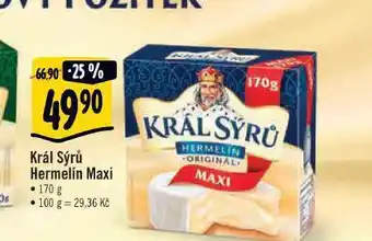 Albert Král sýrů hermelín maxi nabídka