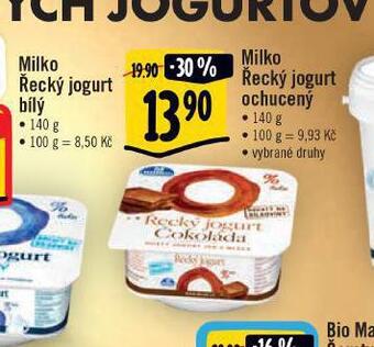 Albert Milko řecký jogurt ochucený nabídka