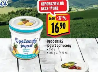 Albert Opočenský jogurt ve skle nabídka