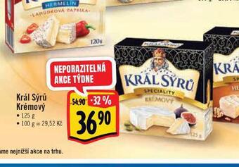Albert Král sýrů krémový nabídka