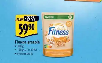Albert Fitness granola nabídka
