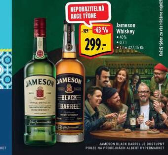 Albert Jameson whiskey nabídka
