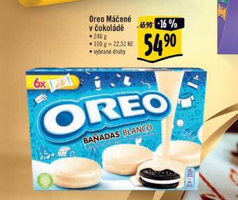 Albert Oreo máčené v čokoládě nabídka