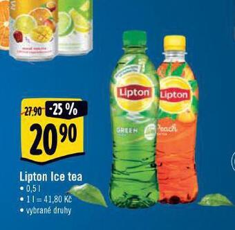 Albert Lipton ice tea nabídka