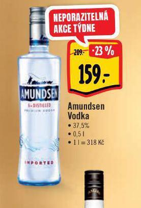 Albert Amundsen vodka nabídka