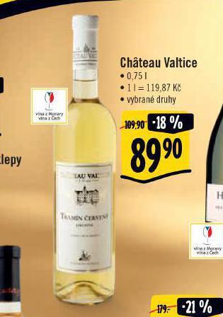 Albert Chateau valtice nabídka