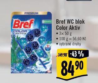 Albert Bref wc blok color aktiv nabídka