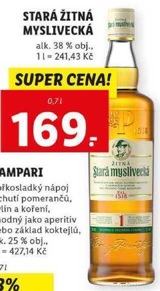 Lidl Stará žitná myslivecká, 0,7 l nabídka