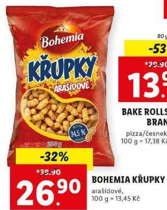 Lidl Bohemia křupky, 200 g nabídka