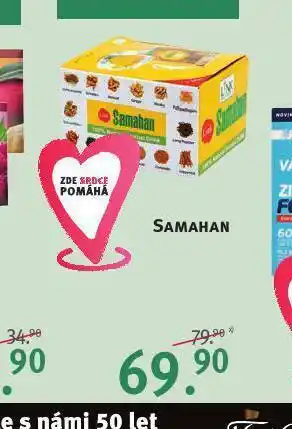 Rossmann Samahan čaj nabídka