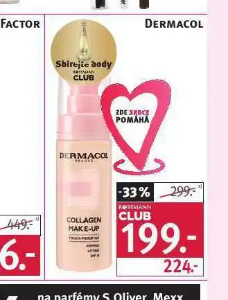 Rossmann Dermacol make-up nabídka