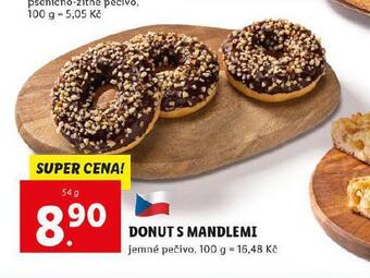 Lidl Donut s mandlemi nabídka