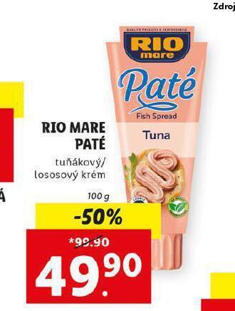 Lidl Rio mare paté nabídka