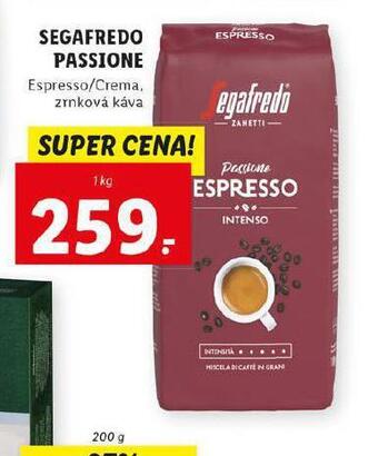Lidl Káva segafredo nabídka