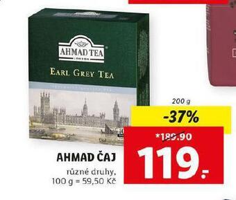 Lidl Ahmad čaj nabídka